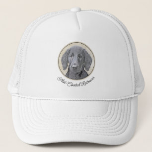 Casquette Peinture Retriever à revêtement plat - Art Chien o