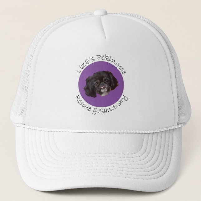 Casquette Pekingese - de base-ball/camionneur Liz  (Devant)