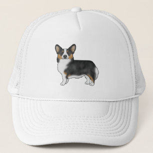 Casquette Pembroke Welsh Corgi tricolore noir Chien de dessi