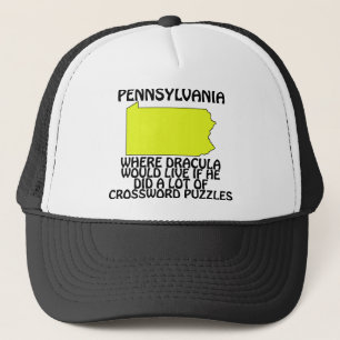 Casquette Pennsylvanie - Où Dracula vivrait...
