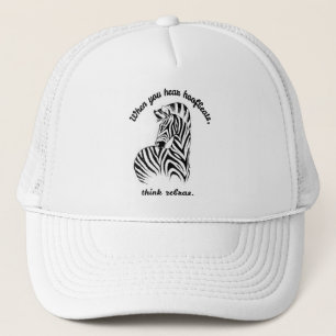 Casquette Pensez aux zèbres