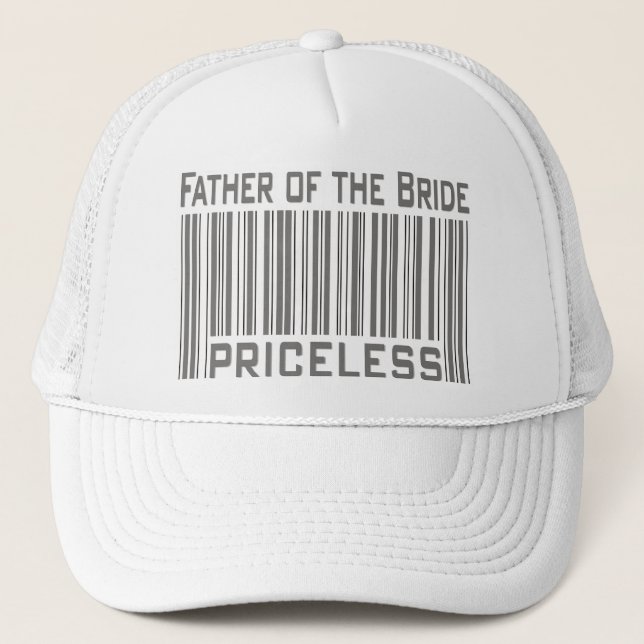 Casquette Père de la jeune mariée inestimable (Devant)