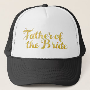 Casquette Père de l'or de jeune mariée