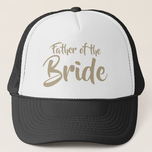 Casquette Père du chapeau de camionnette de mariée (Devant)