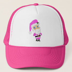 Casquette Père Noël chibi en costume rose