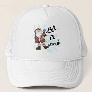 Casquette Père Noël Laisser la neige T-shirts et cadeaux