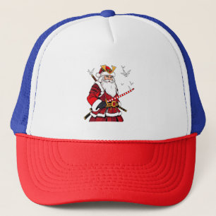 Casquette Père Noël Noël Père Noël Art Japonais Samouraï