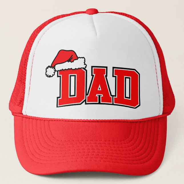 Casquette père Noël Papa (Devant)