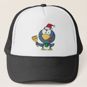 Casquette Père Noël Penguin avec Jingle Bell