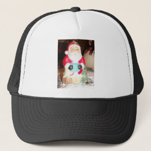 Casquette Père Noël vintage amusant avec l'art de la neige I