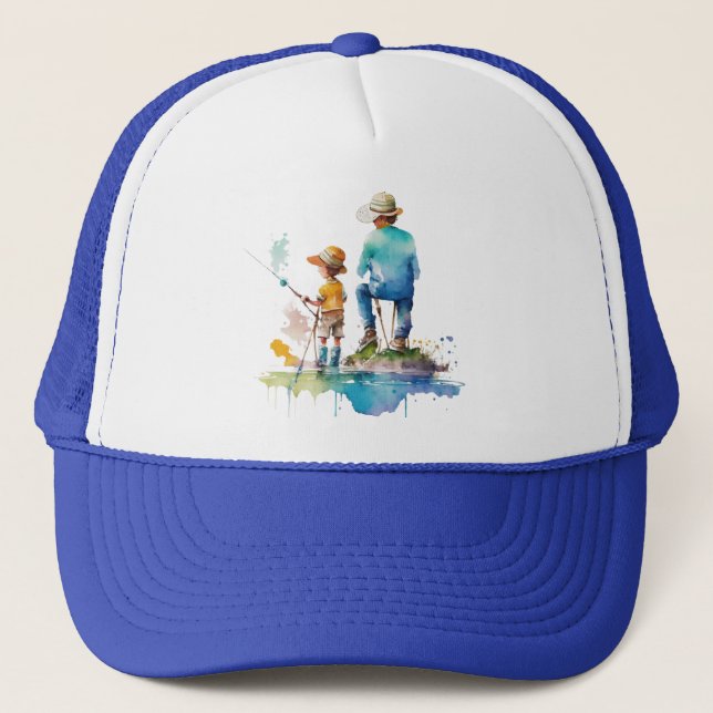 Casquette Père Son Pêche souvenirs (Devant)