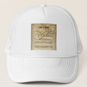 Casquette Perles personnalisables, 50e anniversaire de Maria