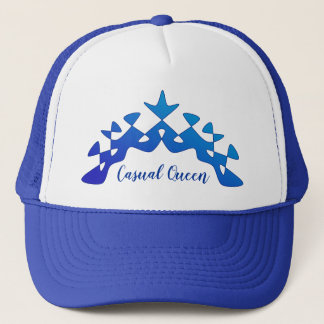 Casquette Perpétuelle "Reine Décontractée" Couronne Bleue Fa