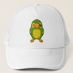 Casquette Perroquet comme pirate avec Eyepatch