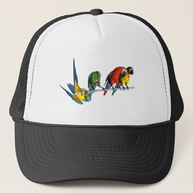 Casquette Perroquet d'ara (Devant)