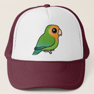 Casquette perruche Pêche-faite face Orange-faite face
