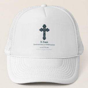 Casquette Personalize, Ordination Anniversary Priest, Cross