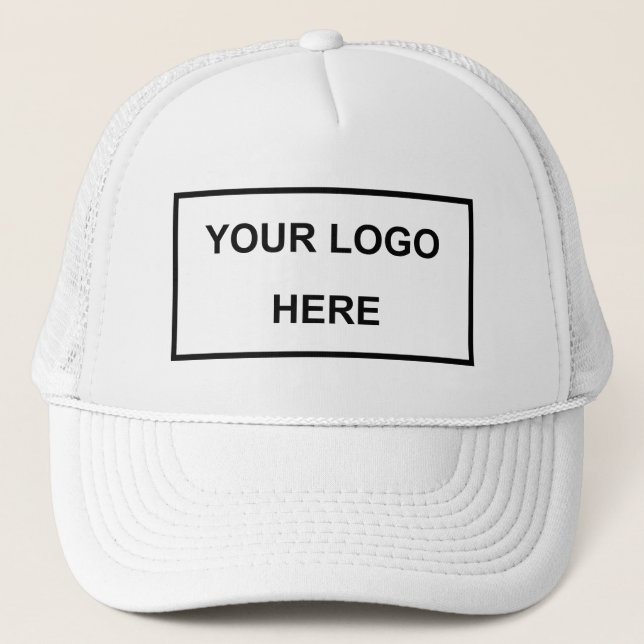 Casquette Personalized Business Logo Brand White (Devant)