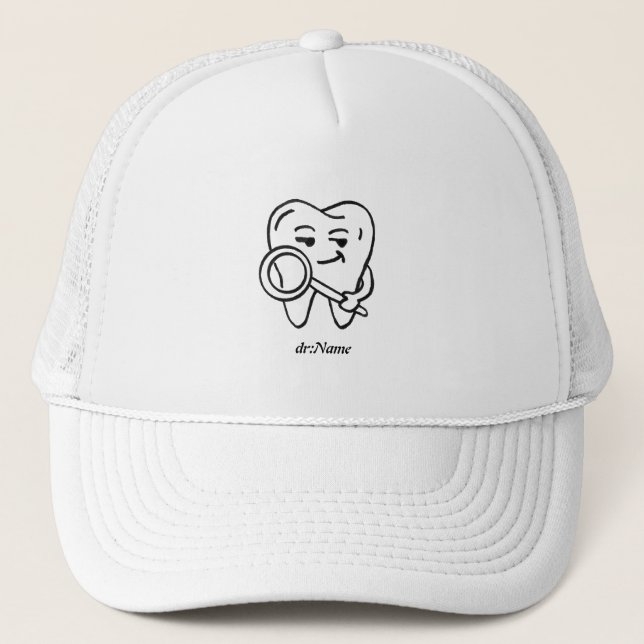 Casquette Personalized Cavity Explorer Funny Dentist & Hygie (Devant)