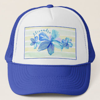 Casquette Personalized Floral Watercolor