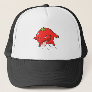 Casquette personnage de dessin animé de tomate pourrie en co