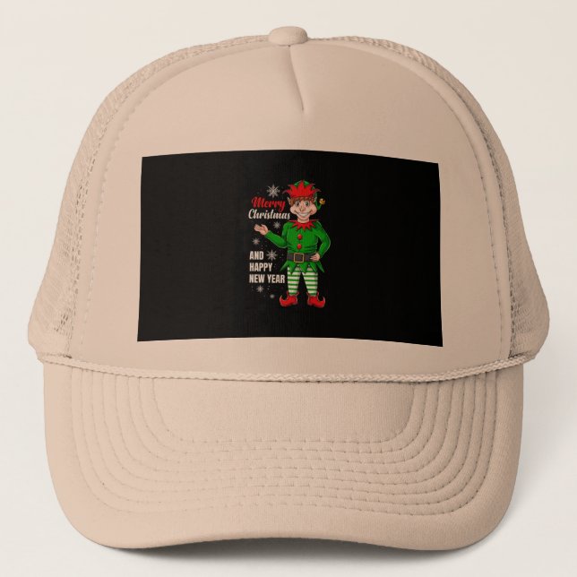 Casquette personnage elf père Noël (Devant)