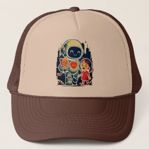 Casquette Personnages d'IA et de Robot – Collection de Desig