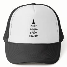 Personnalisable KEEP CALM et LOVE IDAHO