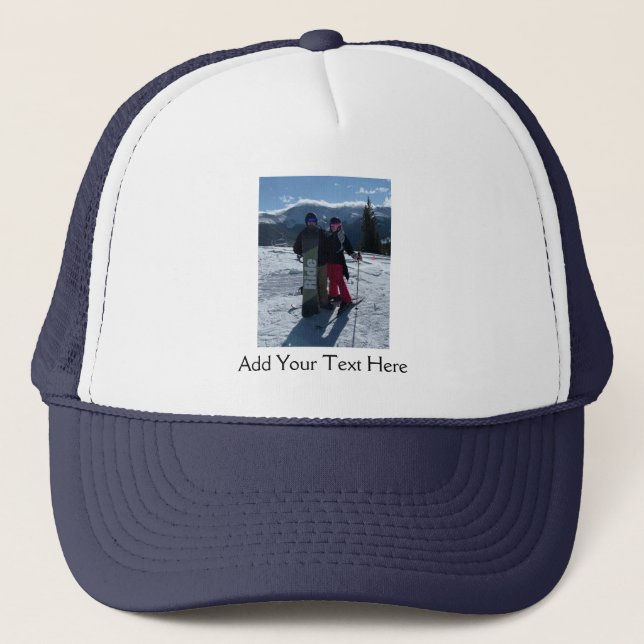 Casquette Personnalisé Ajouter votre propre photo (Devant)