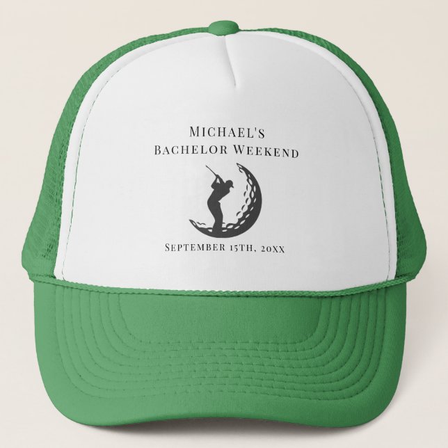 Casquette personnalisé | Bachelor Golf Week-end (Devant)