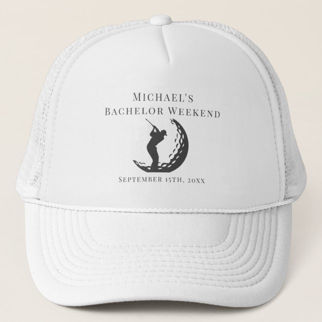 Casquette personnalisé | Bachelor Golf Week-end (Devant)