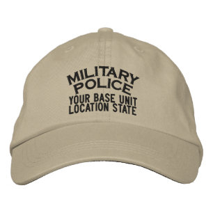 Casquette personnalisé de police militaire