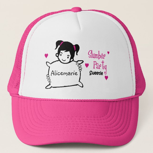 Casquette personnalisé de soirée pyjamas (Devant)