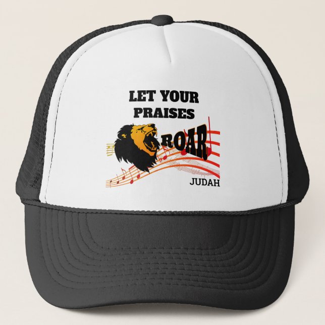 Casquette PERSONNALISÉ LAISSEZ VOS PRIÈRES ROAR Christian (Devant)