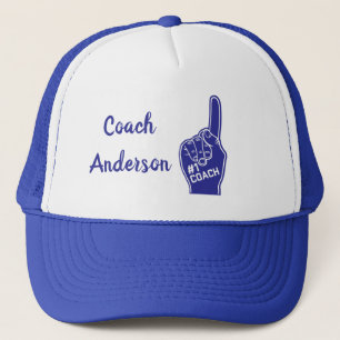 Casquette Personnalisé Numéro Un Entraîneur Doigt En Mousse