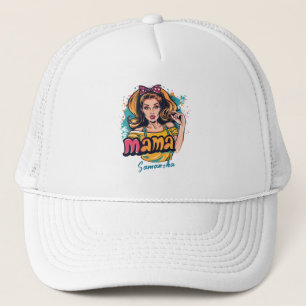 Casquette Personnalisé Retro Mama Pop Art (10)
