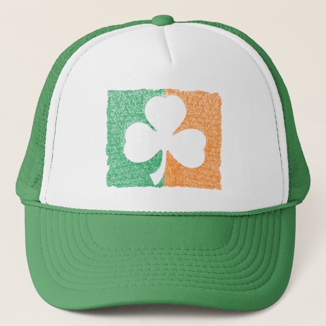 Casquette personnalisé Shamrock irlandais (Devant)