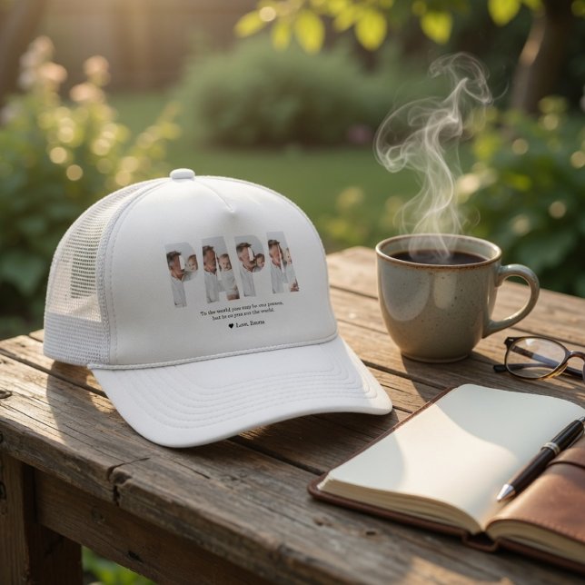 Casquette personnalisée avec photo de Papa | Meill (Créateur téléchargé)