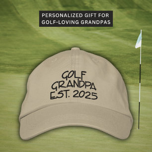 Casquette personnalisée brodée Golf Grand-père ann