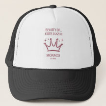 Casquette personnalisée Vintage Monaco Côte d'Azur
