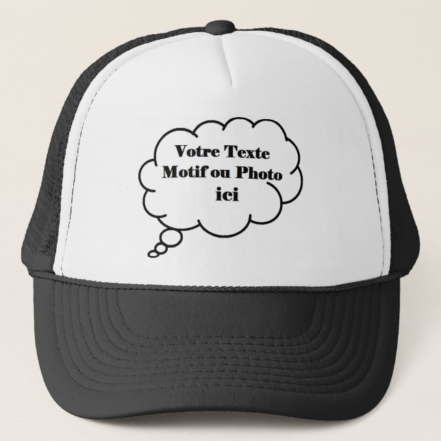 Casquette Personnaliser avec votre photo ou texte (Devant)