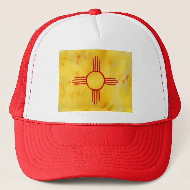 Casquette Personnaliser d'aquarelle du drapeau de l'État du  (Devant)