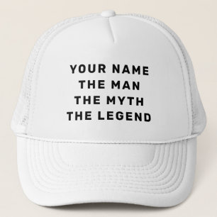 Casquette Personnaliser L'Homme Le Mythe La Légende