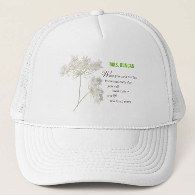 Casquette Personnaliser, Merci de jour de reconnaissance de  (Devant)