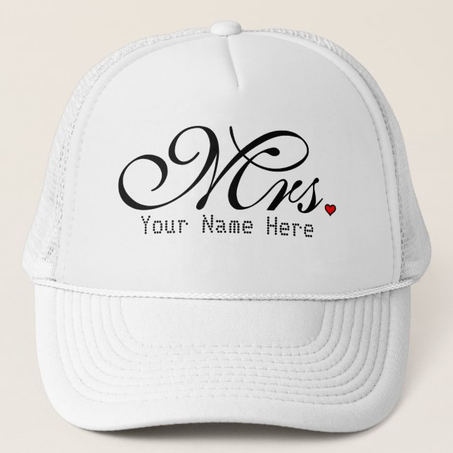 Casquette Personnalité de Mme Wife Bride His Hers Newly Weds (Devant)