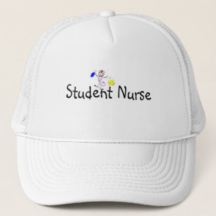 Casquette Personne de bâton d'élève-infirmière
