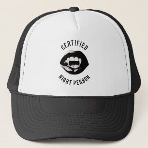 Casquette Personne de nuit certifiée vampire