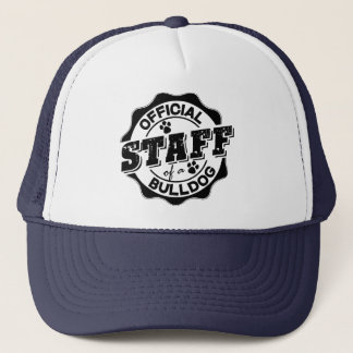 Casquette Personnel officiel d'un bouledogue