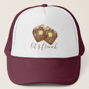 Casquette Petit-déjeuner français au beurre de pain et sirop
