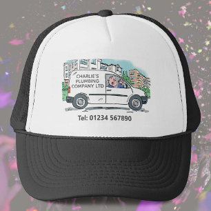 Casquette Petite entreprise avec nom sur la société Van